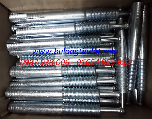 Tắc kê nở đinh xi trắng